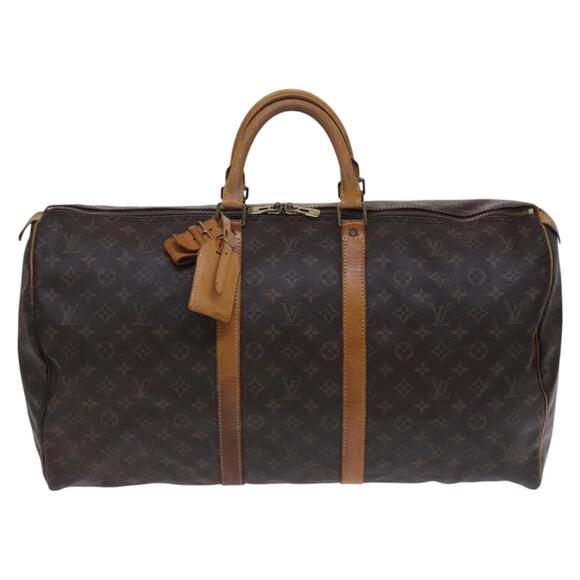 LOUIS VUITTON Monogram Keepall 55 Boston Bag M41424 - Picture 13 of 16